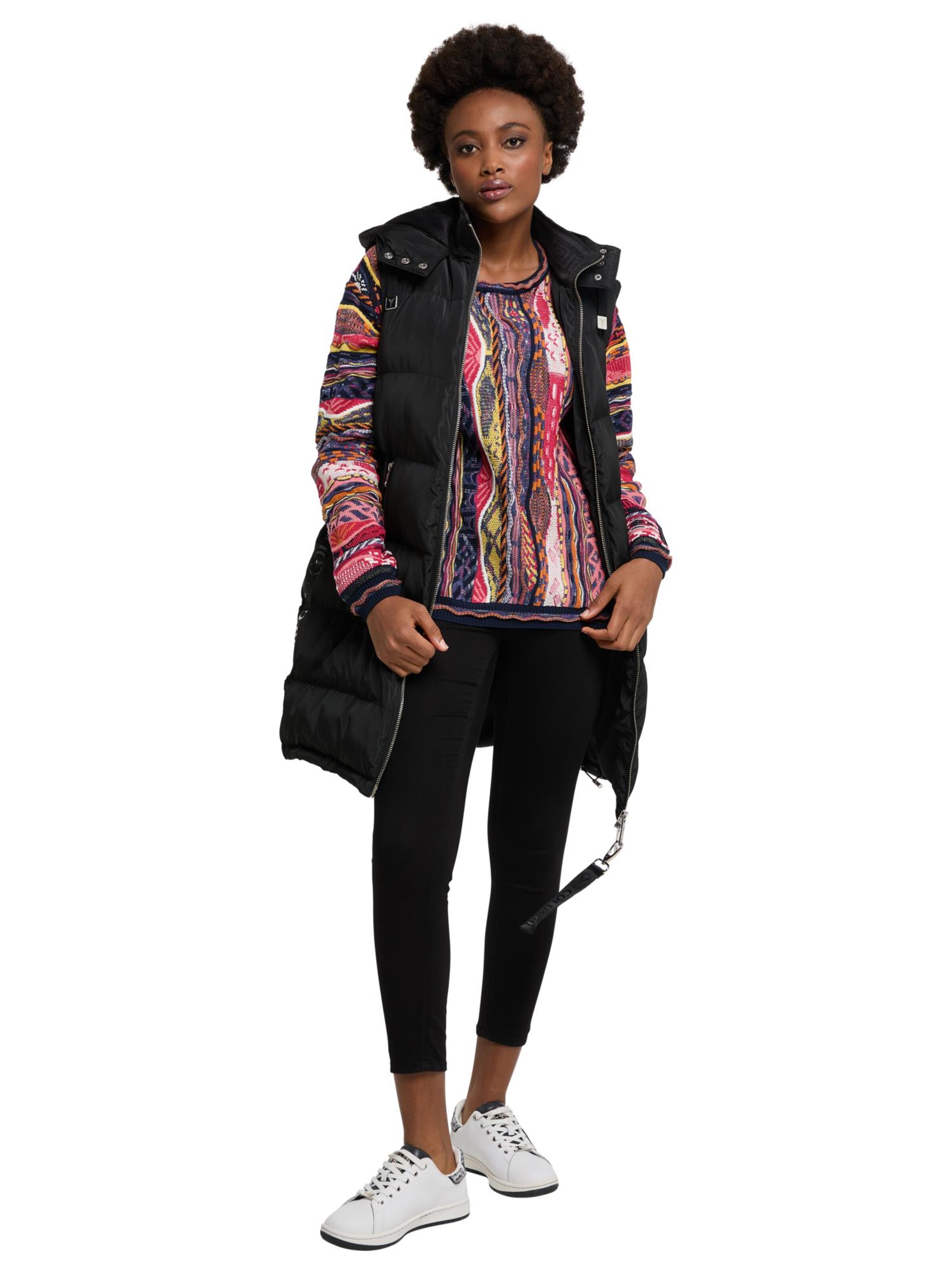 Carlo Colucci Weste 'D'Auria' in Schwarz