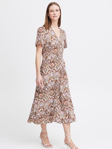 Robe-chemise 'Joella' b.young en beige : devant