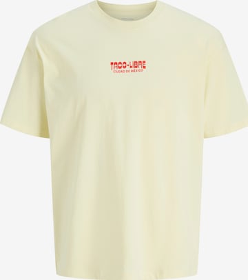 JACK & JONES - Camiseta 'JORDiablo' en amarillo: frente