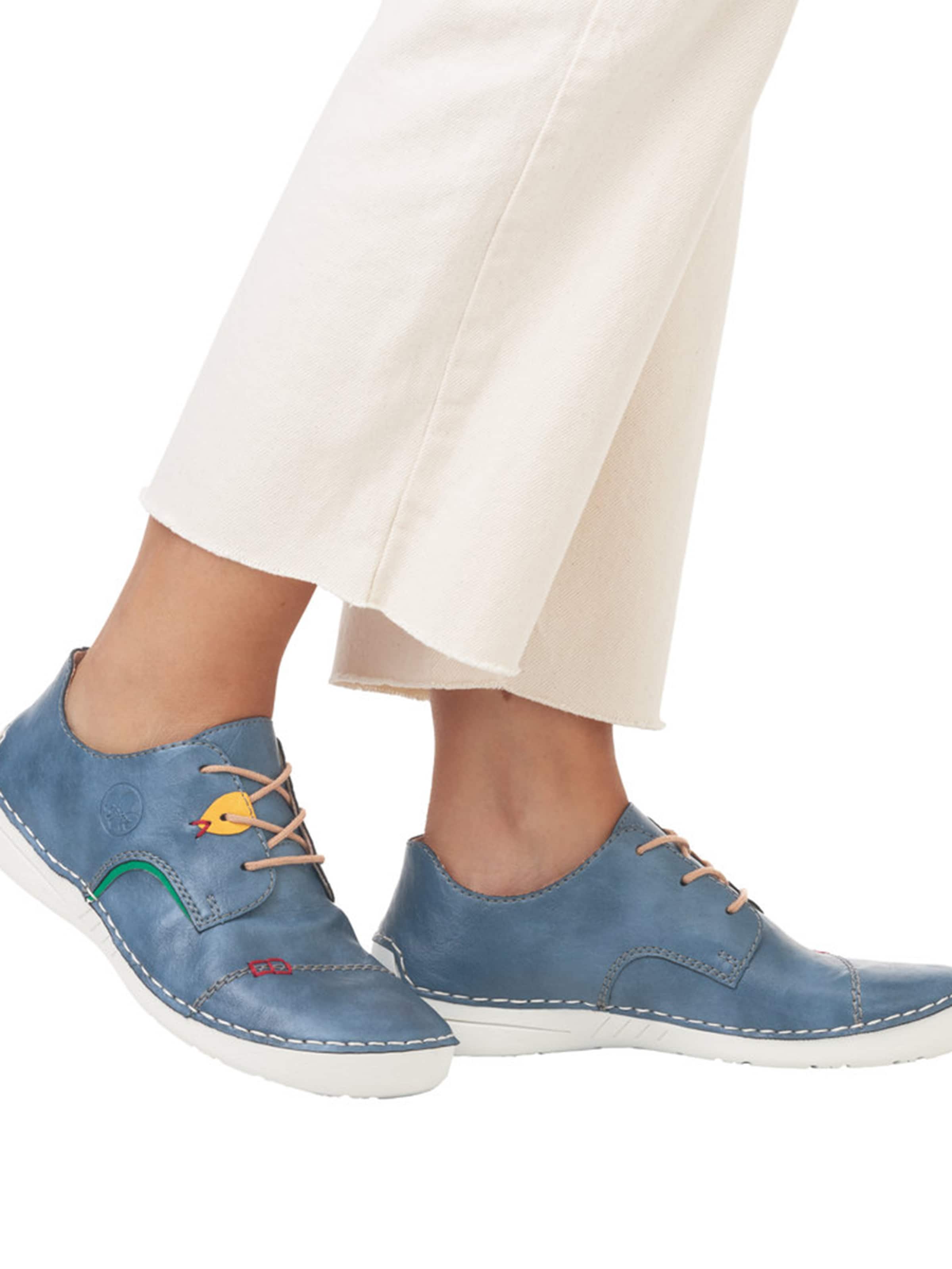 Chaussure de sport à lacets Rieker en bleu