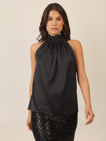 APART Top in Schwarz: Vorderseite