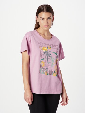 PROTEST - Camisa funcionais em roxo: frente