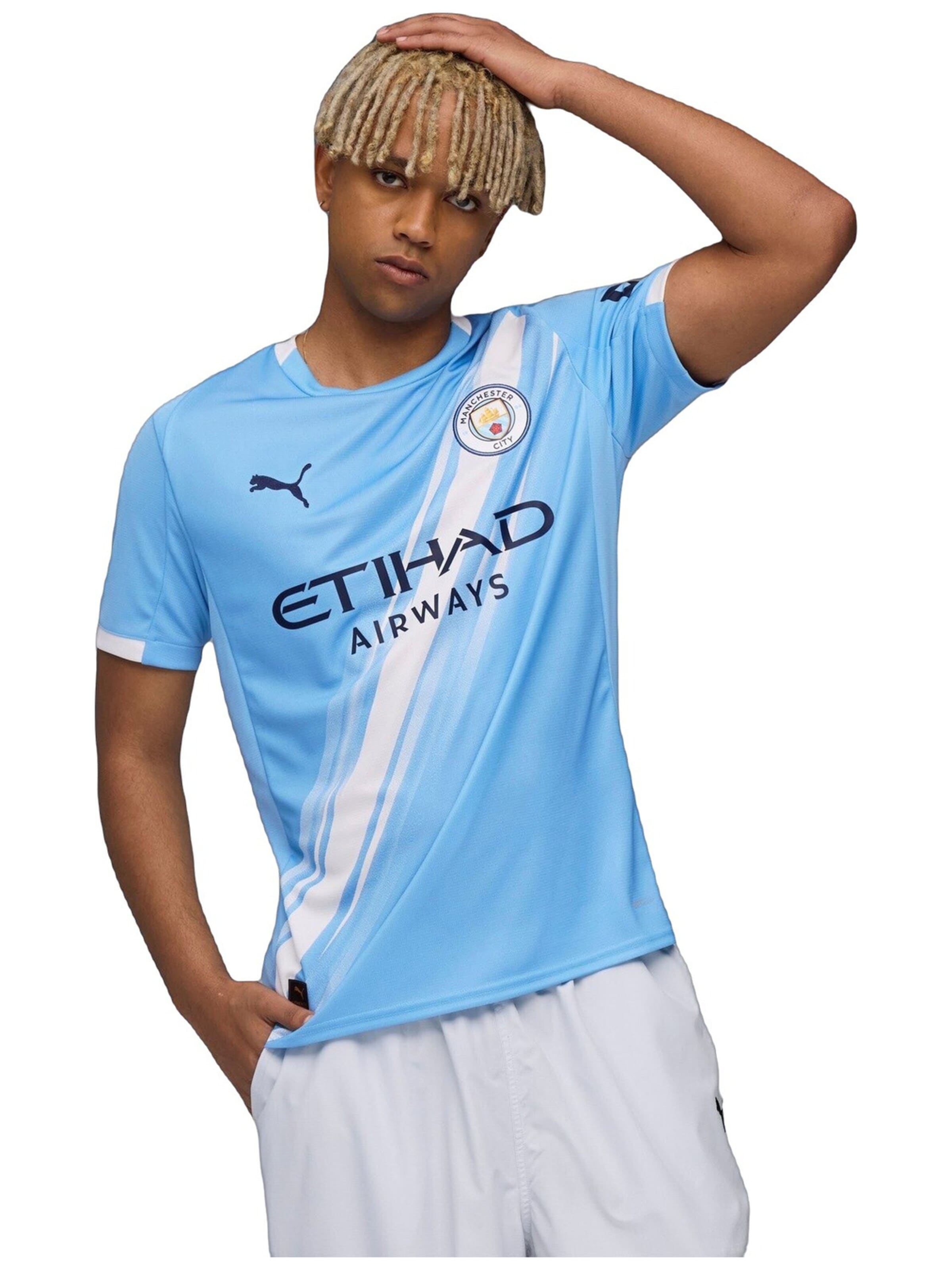 PUMA - Camiseta 'Puma Mcfc Home Jersey Replica Team' en azul: frente