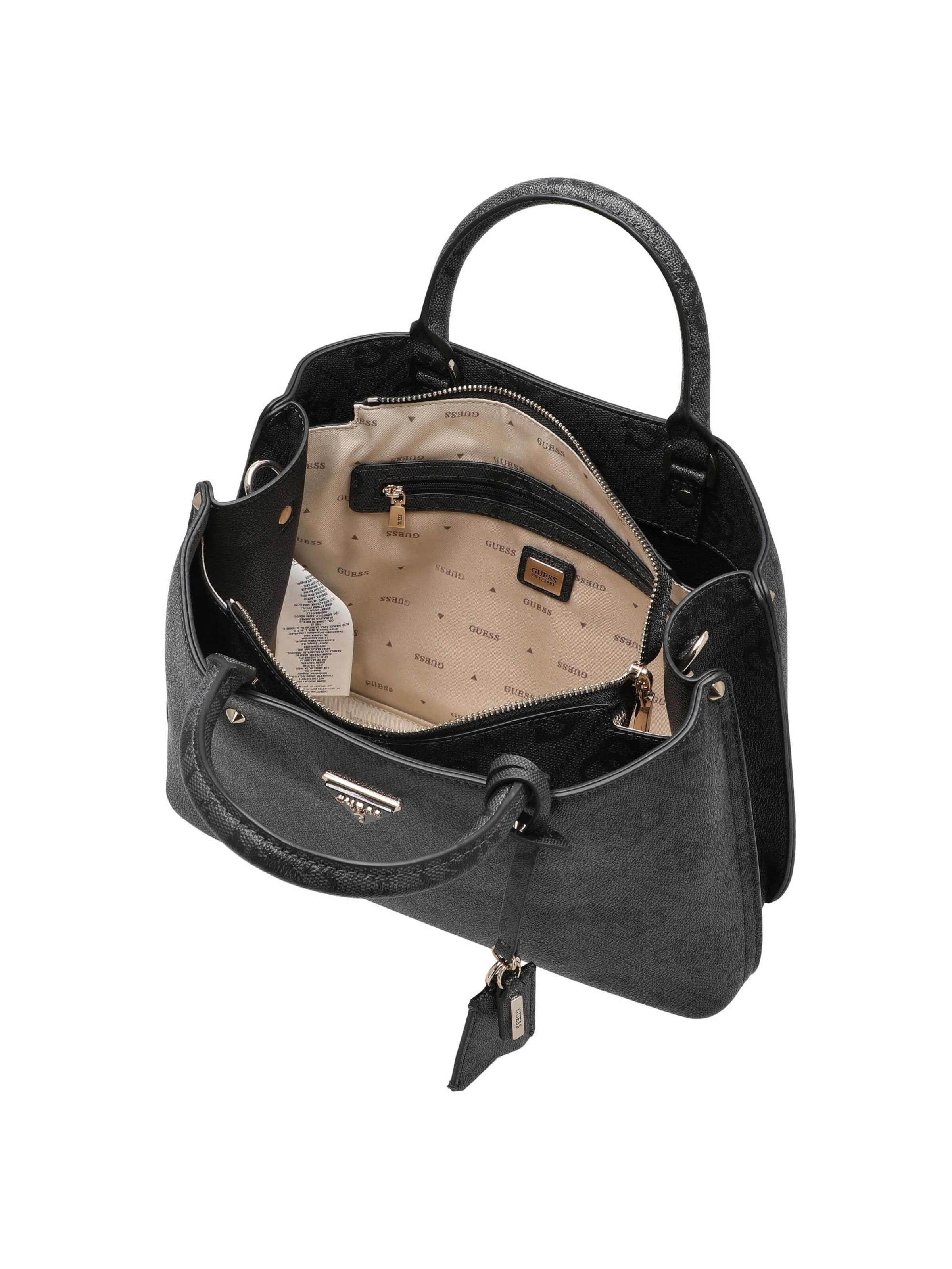 GUESS Originals Handtasche 'Meridian ll'‌ in Schwarz