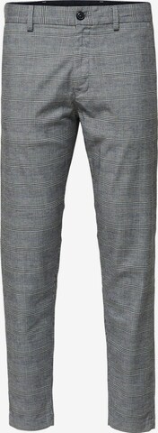 SELECTED HOMME Chino 'York' in Grijs: voorkant