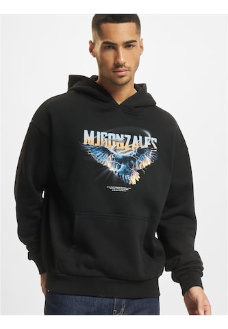 MJ Gonzales Sweatshirt 'EAGLE V.2' in Zwart: voorkant