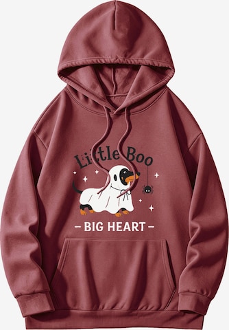 GORHEY Sweatshirt in Rood: voorkant