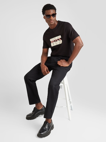 BOSS Orange - Camiseta 'Bossticket' en negro