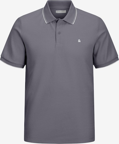 Marškinėliai 'JJEAustin' iš JACK & JONES, spalva – tamsiai pilka / balta, Prekių apžvalga