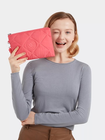 KIPLING Clutch 'Fancy' i pink: forside