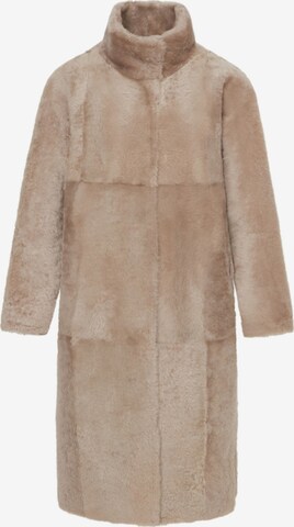 Werner Christ Between-Seasons Coat in Beige: front