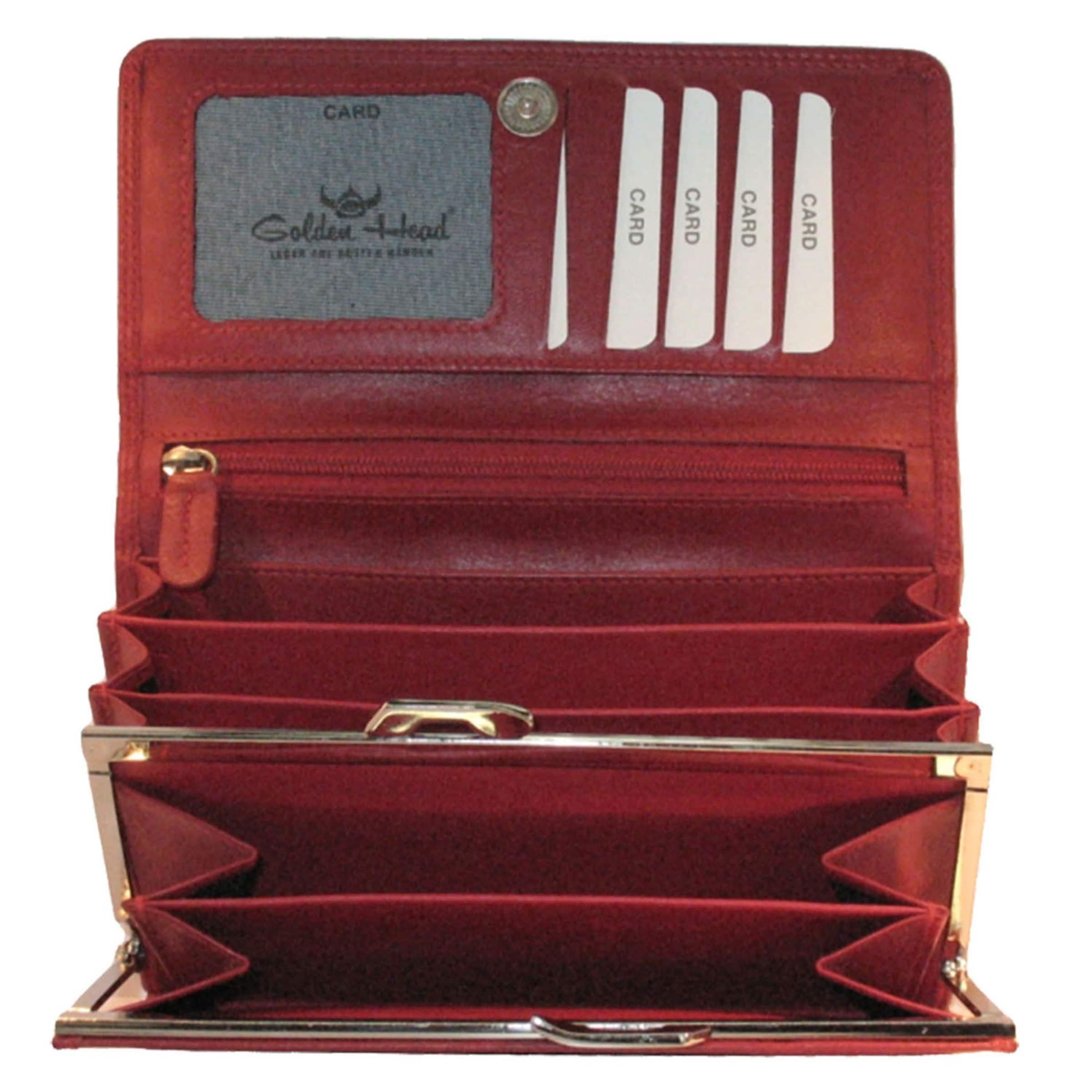 GOLDEN HEAD Portemonnee 'Polo' in Rood