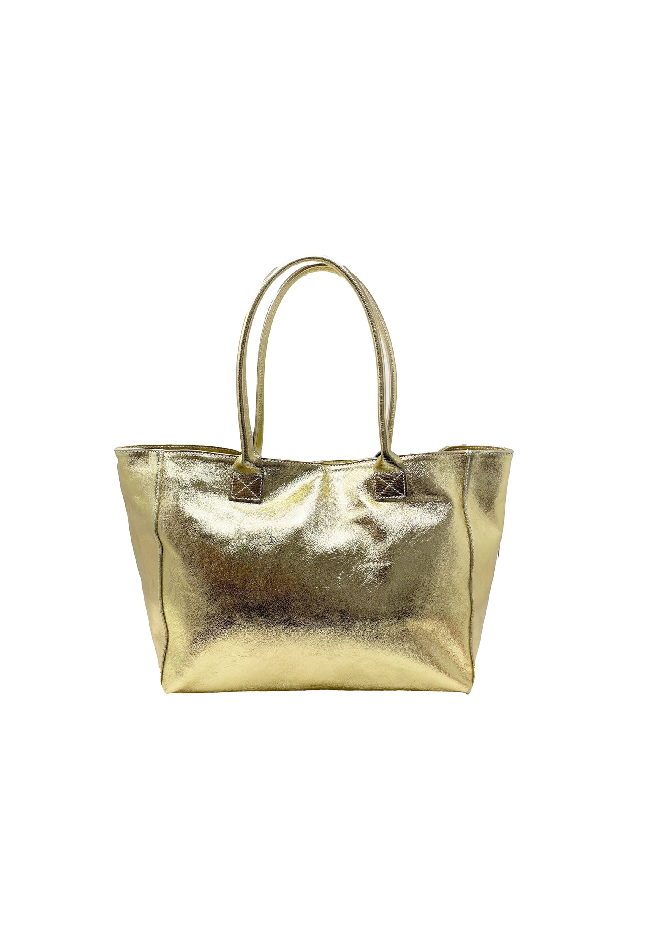 CHICCA BORSE Shopper in Gold: Vorderseite