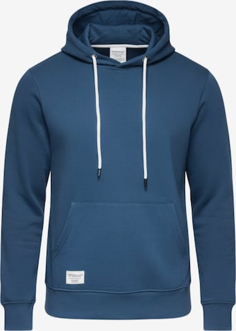 Sweat-shirt Ombre en bleu : devant