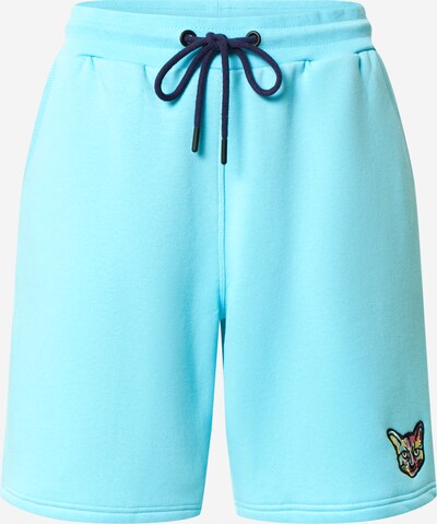 PARI Broek 'SPORTS CLUB CAT' in de kleur Turquoise, Productweergave