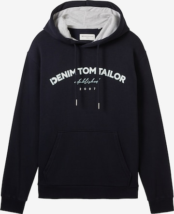 TOM TAILOR DENIM Tréning póló - kék: elől