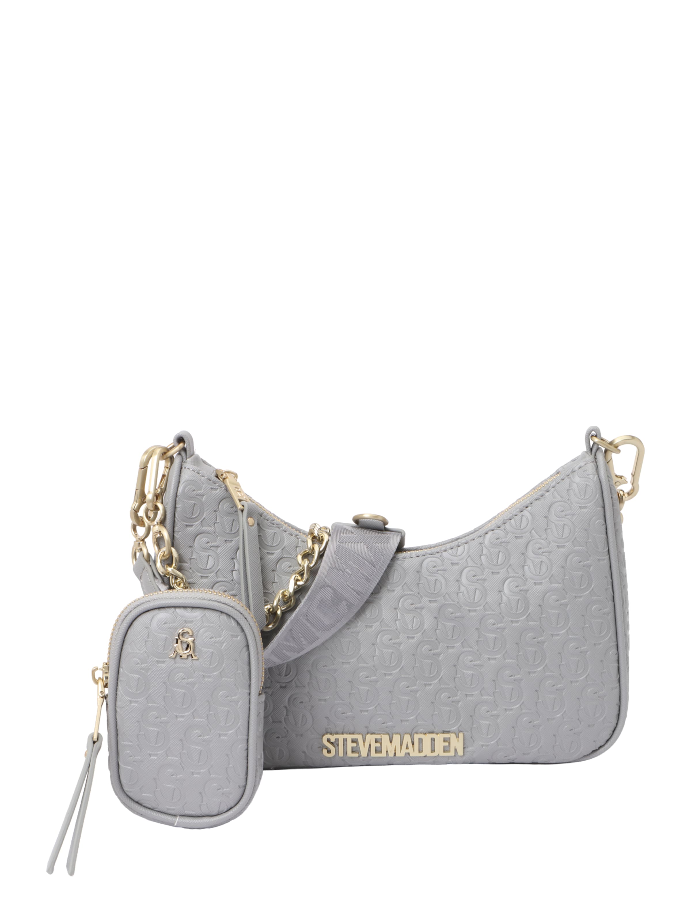 STEVE MADDEN Taška přes rameno 'Bvice-E' – šedá: přední strana