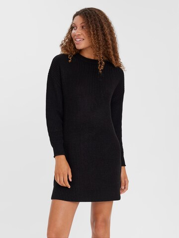 juoda Vero Moda Tall Megzta suknelė 'LEA': priekis