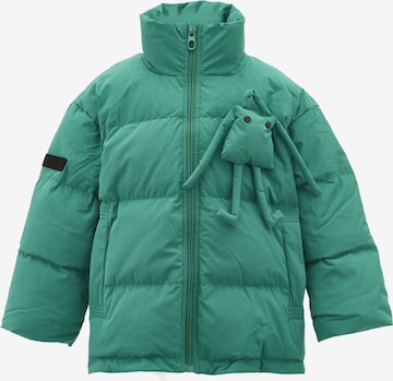 Veste d’hiver MIMO en vert : devant