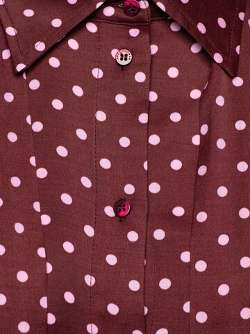&co woman Blouse '&Co woman Alisha polka burgund' in Red