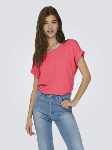 T-shirt ONLY en rose : devant