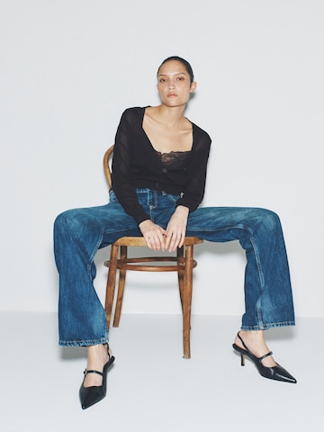 The Set Gebreid vest in Grijs