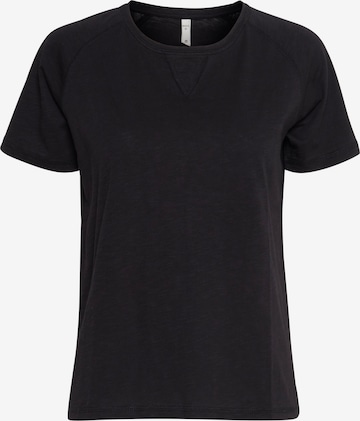 PULZ Jeans Shirt 'PZBRIT' in Zwart: voorkant