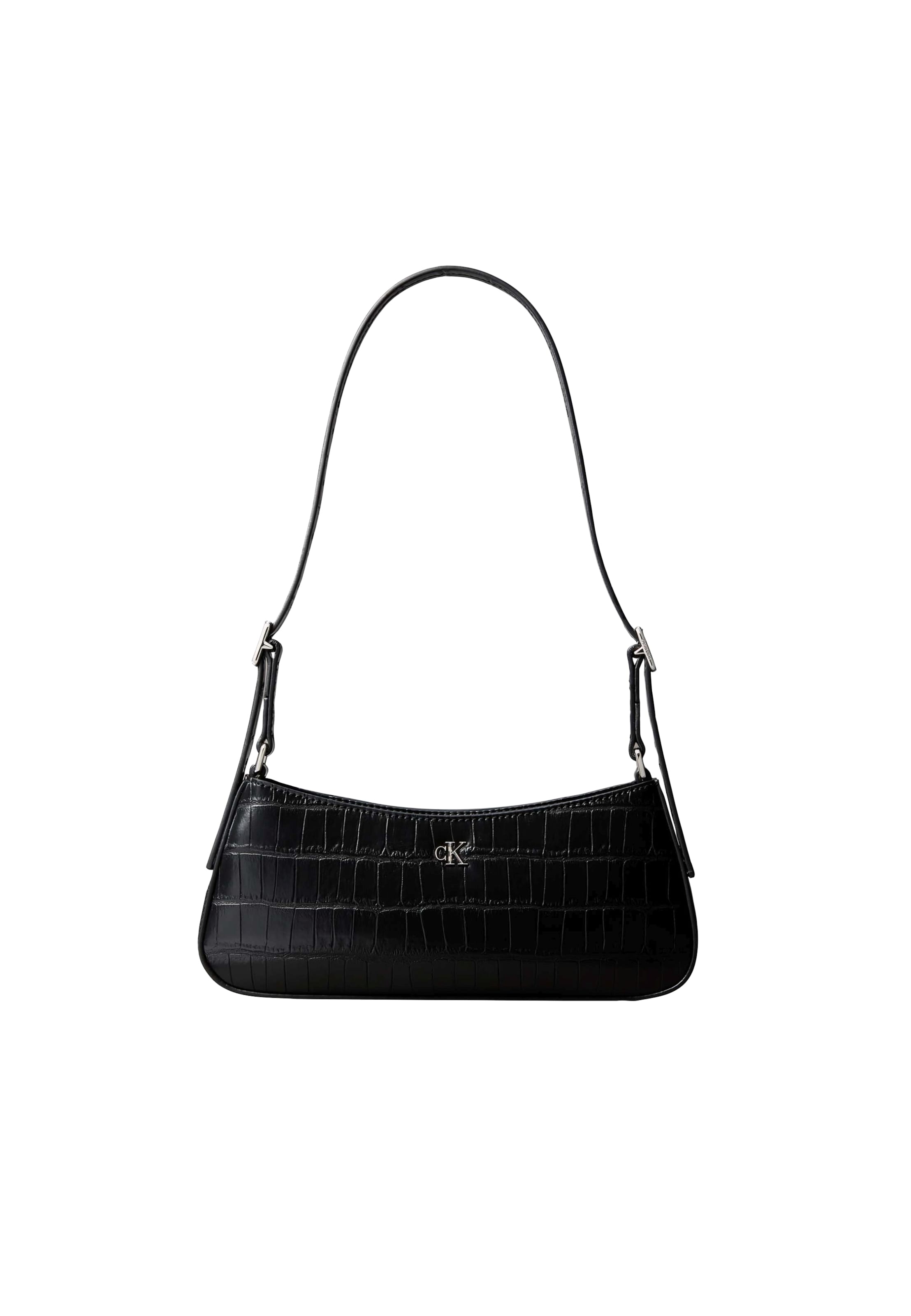 Calvin Klein - Bolso de hombro en negro: frente