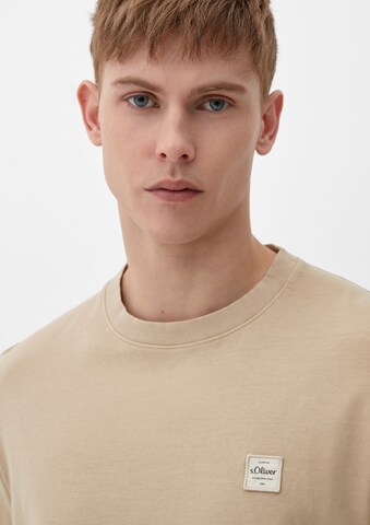s.Oliver Shirt in Beige