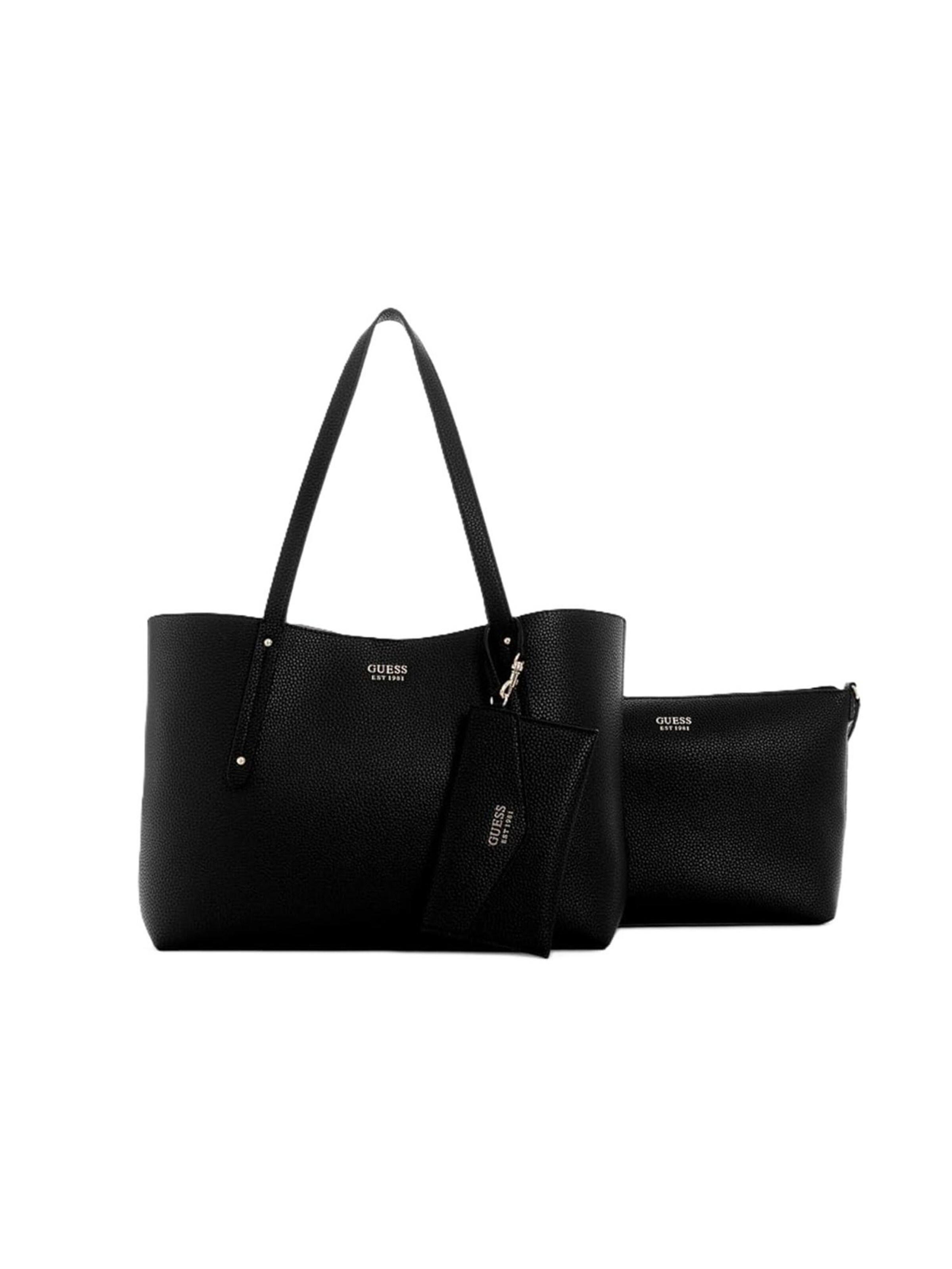 Borsa a mano 'PG964823' di GUESS in nero: frontale