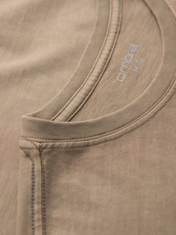 Ombre Shirt in Beige