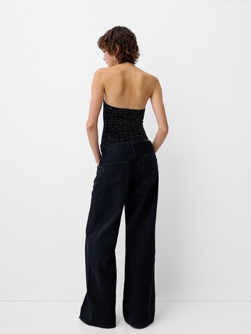 Shirtbody Bershka en noir