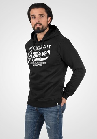 INDICODE JEANS Sweatshirt 'Galileri' in Black: front