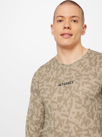 ADIDAS TERREX Performance shirt in Beige