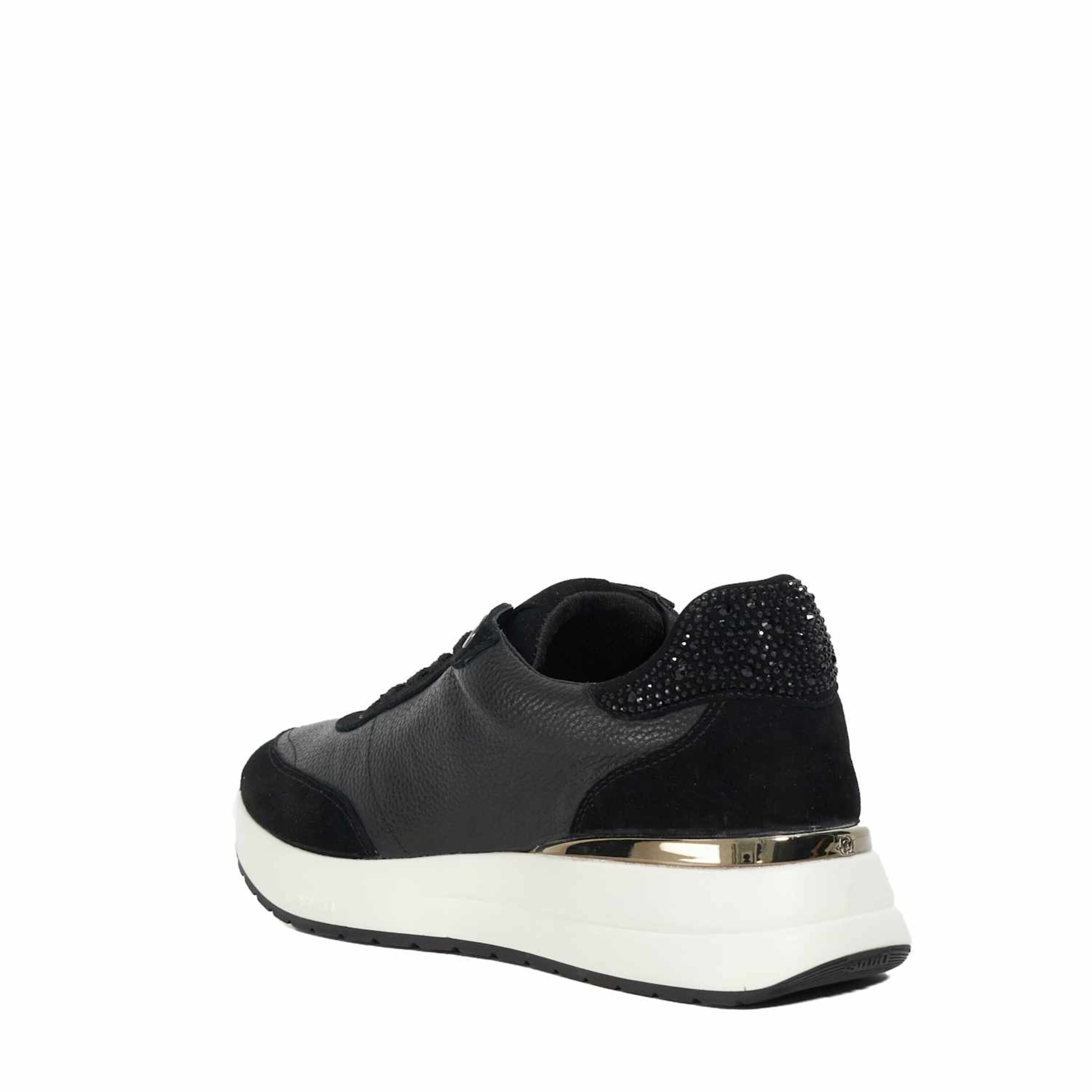 Dune LONDON Sneakers laag 'Emotion' in Zwart