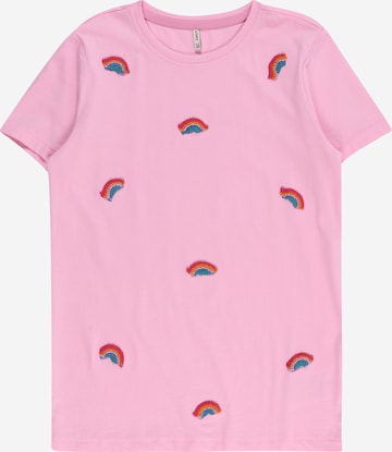 KIDS ONLY T-Shirt 'Kita' in Pink: predná strana