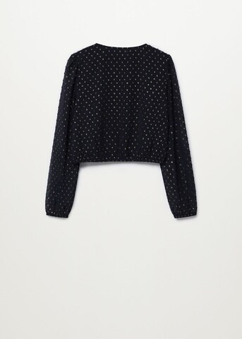 MANGO KIDS Blouse 'Dorado' in Black