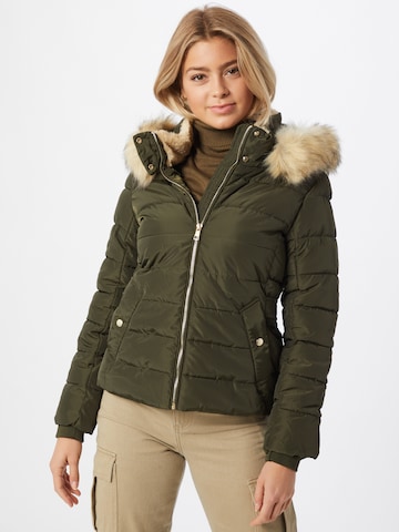 ONLY Winter Jacket 'Camilla' in Green: front