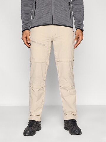 ICEPEAK Normální Outdoorové kalhoty 'BIRKENFELD' – béžová: přední strana