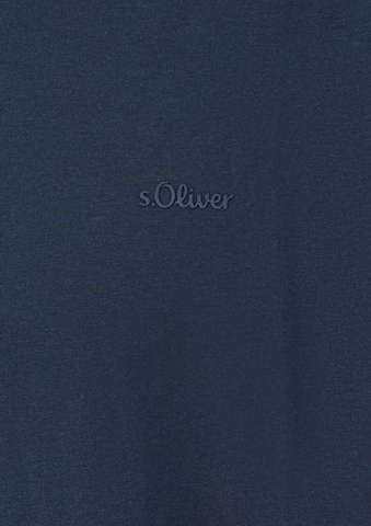 s.Oliver Men Big Sizes T-Shirt in Blau: Vorderseite
