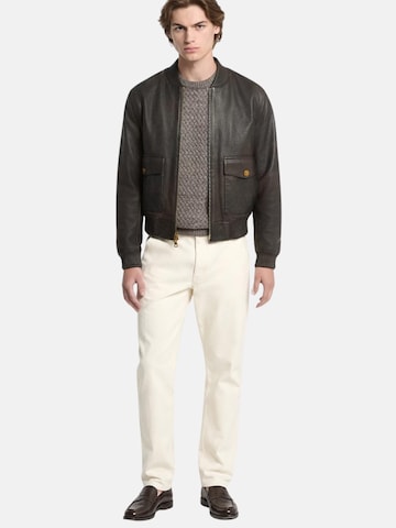 Michael Kors Winter jacket 'MICHAEL KORS LEATHER - ANORAKS GIUBBINO' in Brown