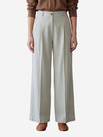 My fashion Wide leg Broek in Groen: voorkant