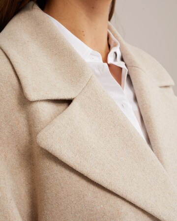 WE Fashion Between-seasons coat 'Een' in Beige