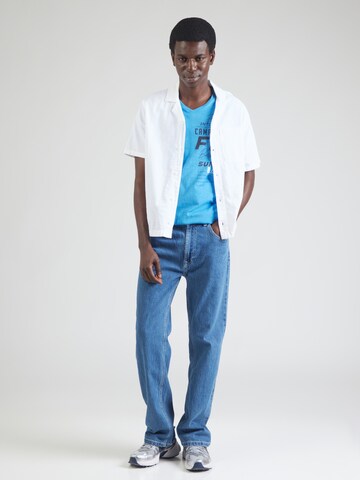 T-Shirt CAMP DAVID en bleu