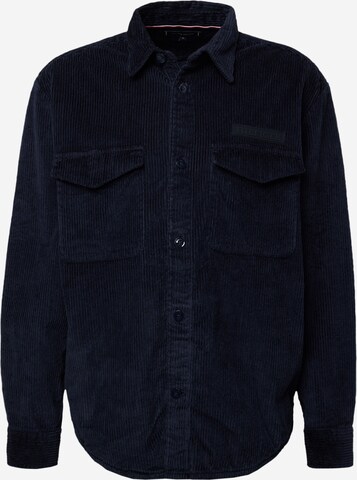 TOMMY HILFIGER Button Up Shirt in Blue: front