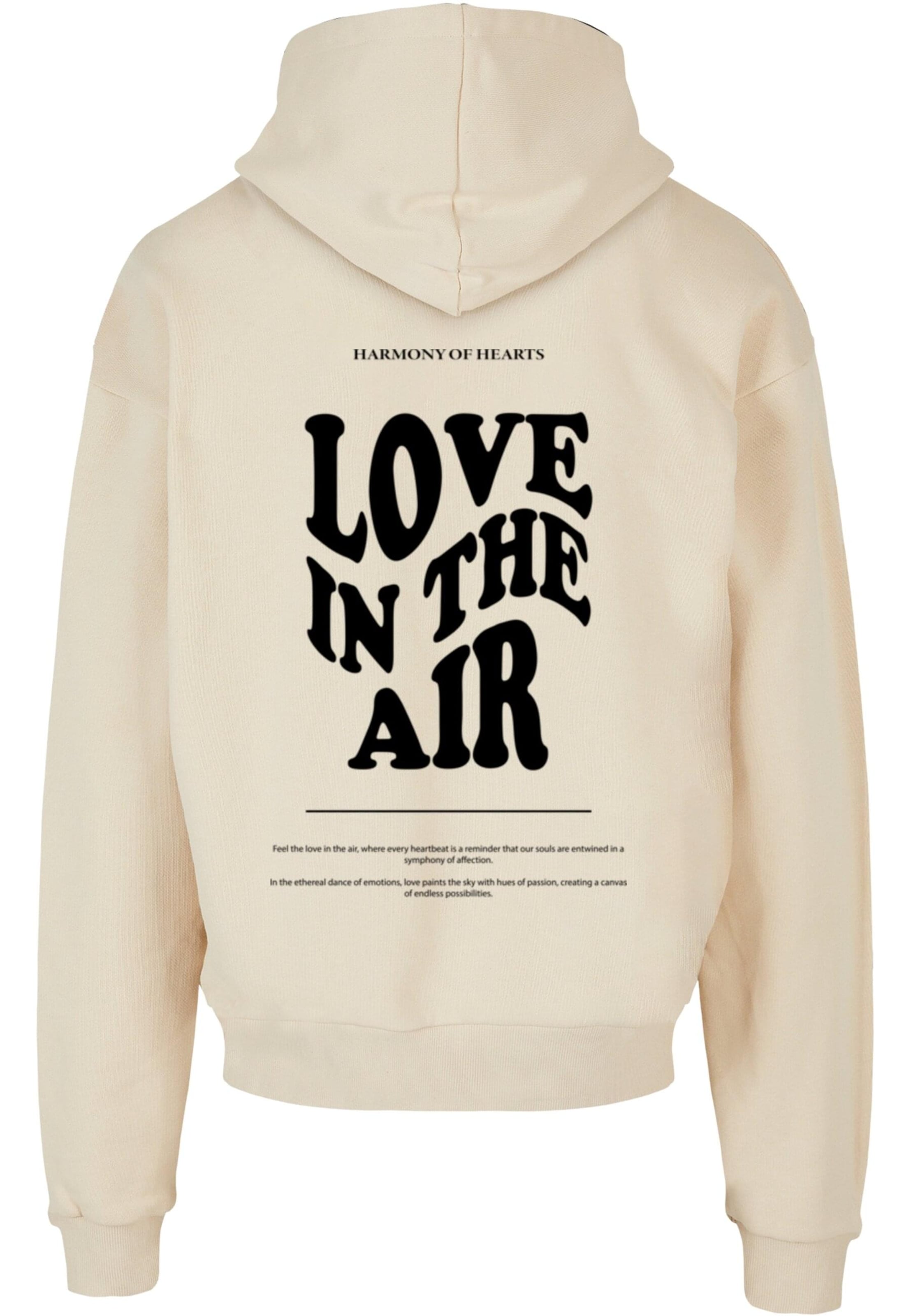 Merchcode Mikina ' Love In The Air' - Béžová