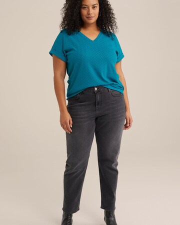 T-shirt WE Fashion en bleu