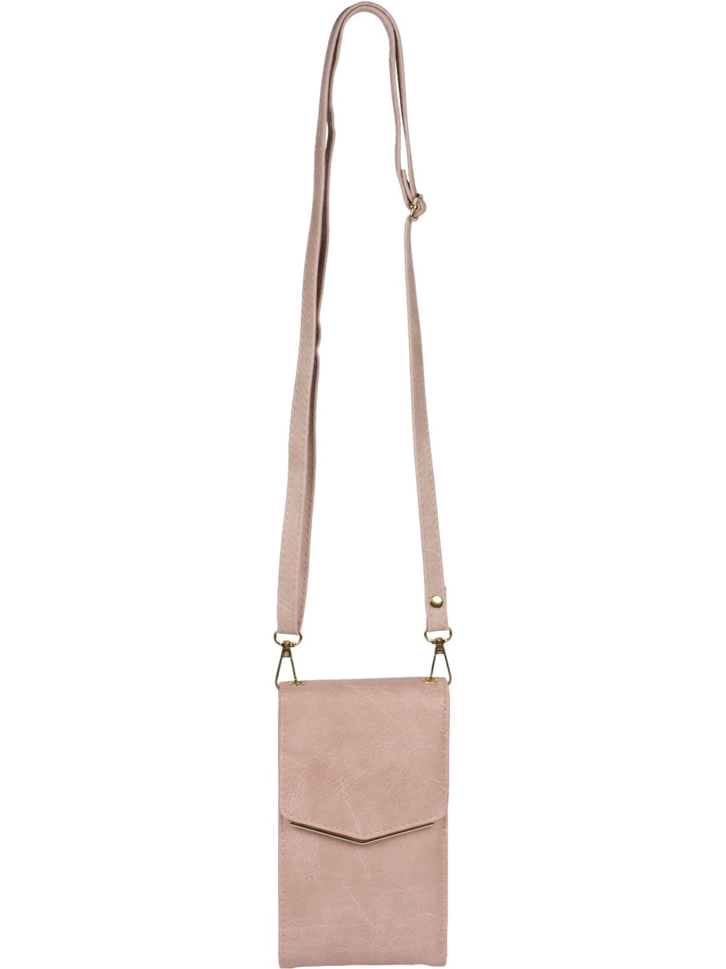 styleBREAKER Umhängetasche 'Mini Handy Umhängetasche'‌‌‌‌ in Pink: Vorderseite