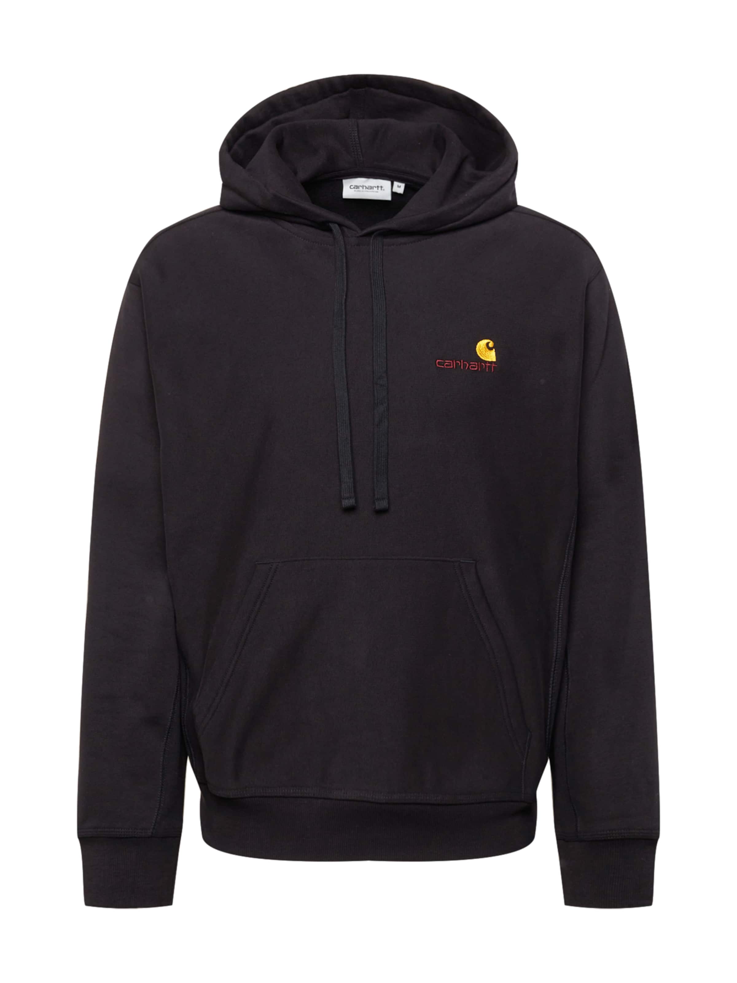 Carhartt WIP Mikina 'American Script' – černá: přední strana