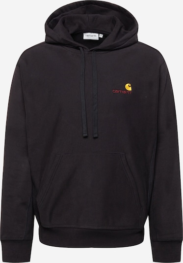 Carhartt WIP Collegepaita 'American Script' värissä kullankeltainen / ruosteenpunainen / musta, Tuotenäkymä